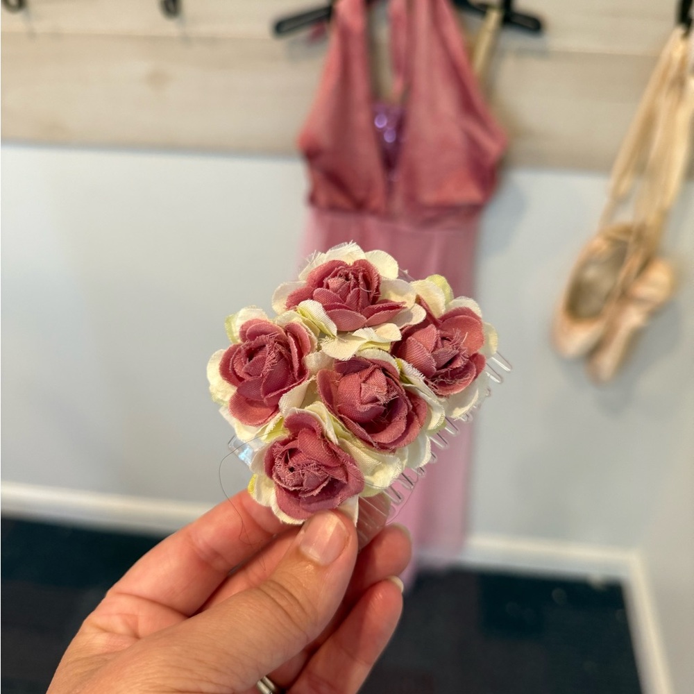 Revolution Dancewear Let Her Go pink halter lyrical dance costume, SA - Picture 7 of 8